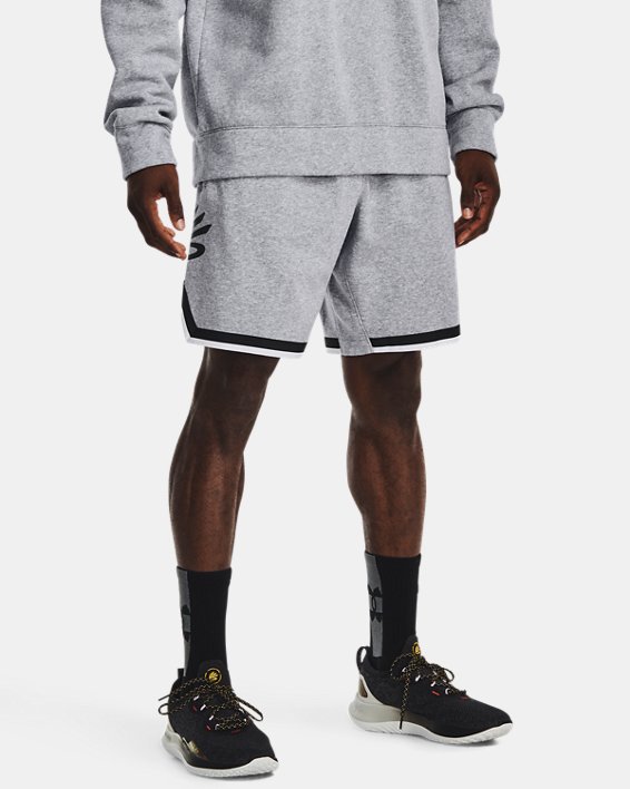 Shorts Curry de tejido Fleece de 23 cm para hombre, Gray, pdpMainDesktop image number 0